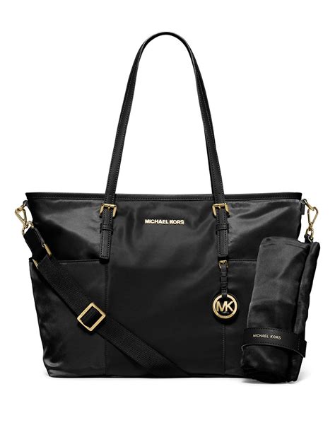 michael kors jet set diaper bag black|Michael Kors diaper bag backpack.